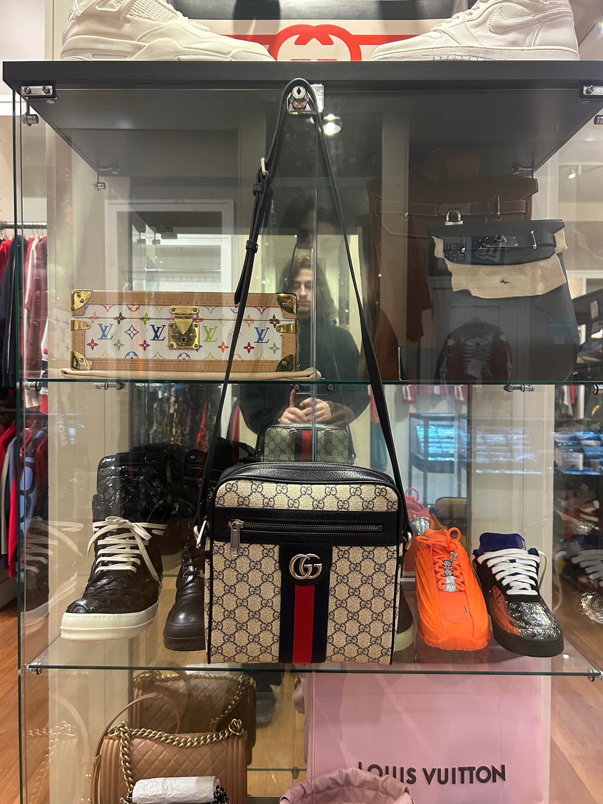 Gucci Ophedia GG Supreme Small Messenger Bag
