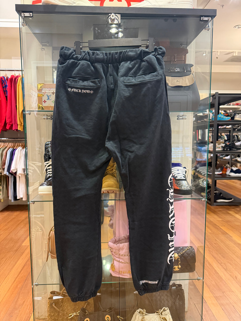 Chrome Hearts CH Plus Monogram Sweatpants - Black