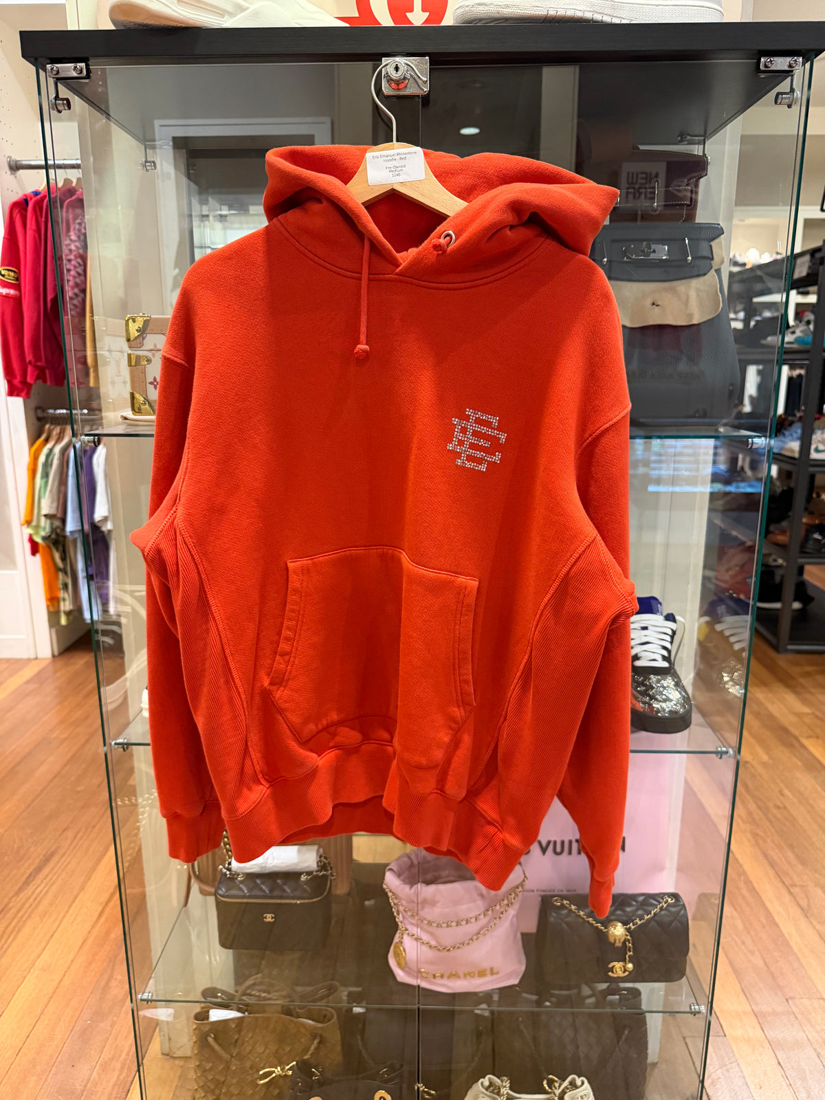 Eric Emanuel Rhinestone
Hoodie - Red
