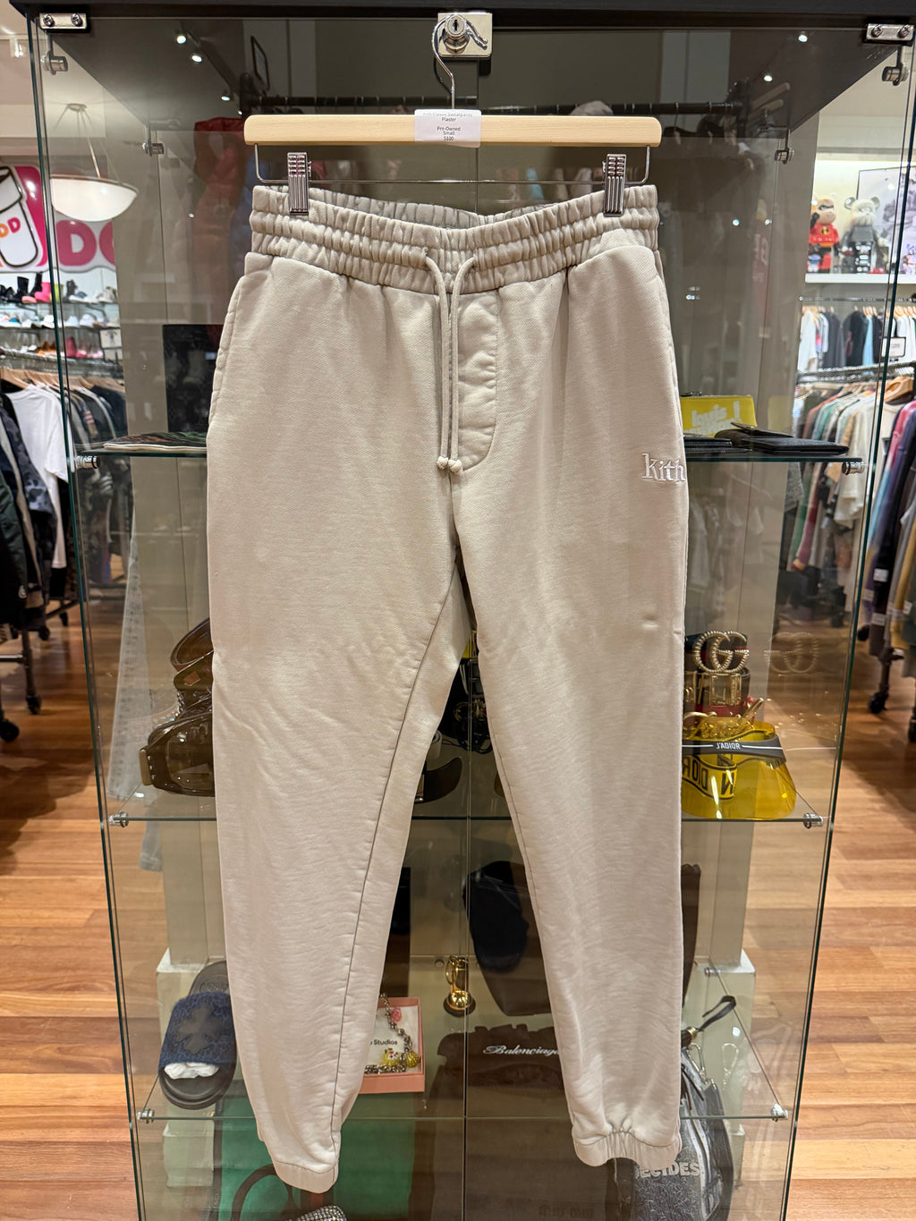 Kith Classic Sweatpants - Plaster