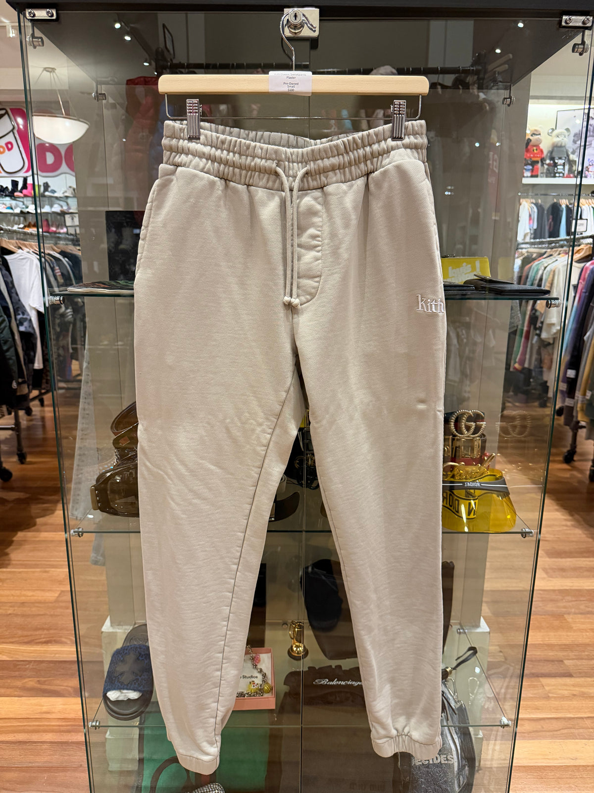 Kith Classic Sweatpants - Plaster