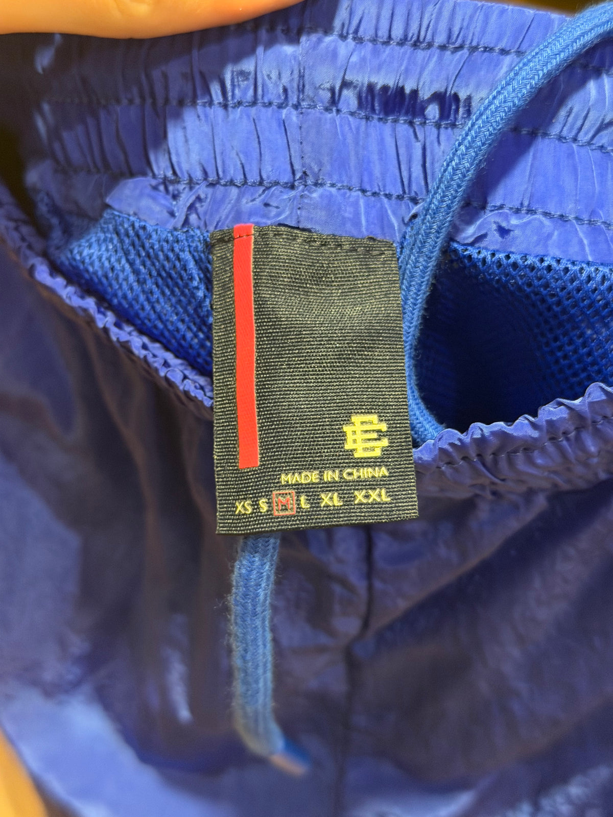 Eric Emanuel EE Nylon Track Pants - Blue/White