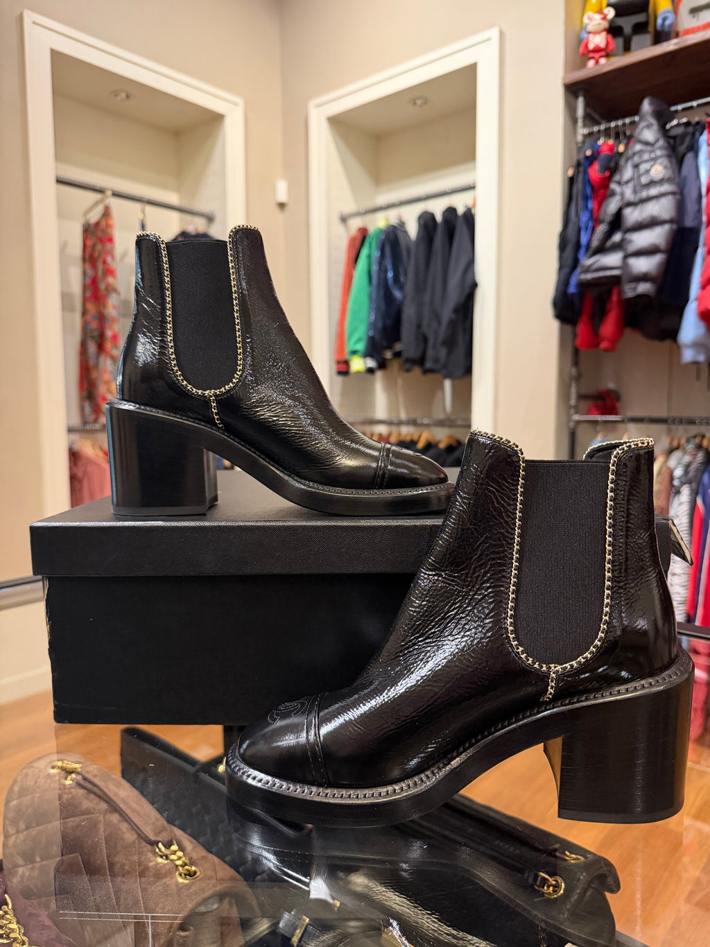 Chanel Interlocking CC Logo Chelsea Boot (2025)