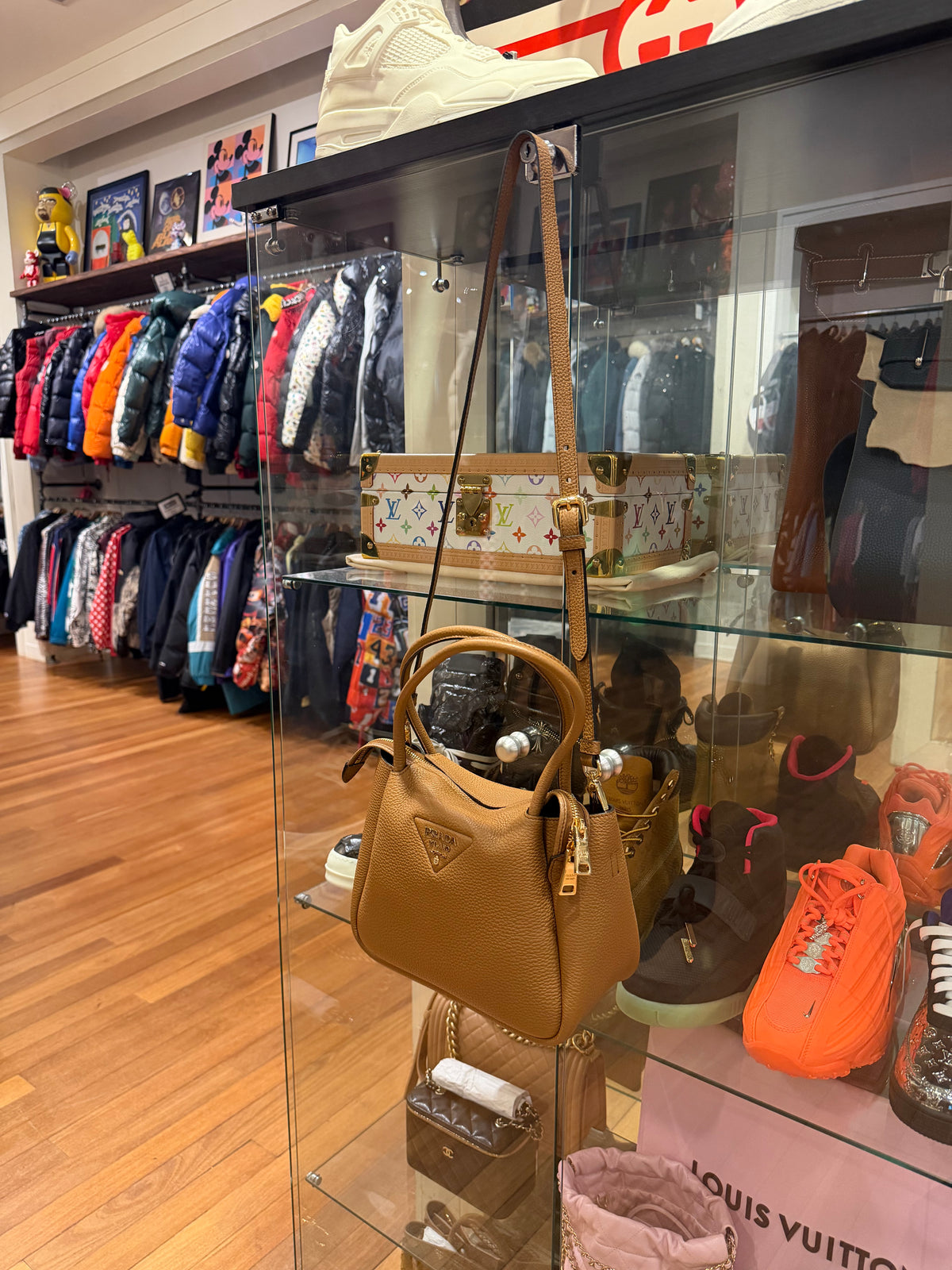 Prada Liaison Small Leather Handbag