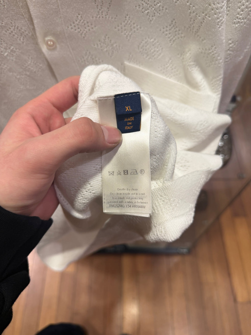 Louis Vuitton Monogram Pointelle Short Sleeve Tee