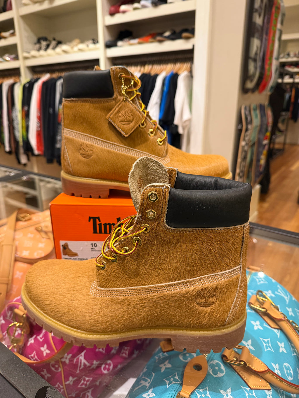 Timberland x Fetch Pony Hair Premium 6” Boot - Wheat