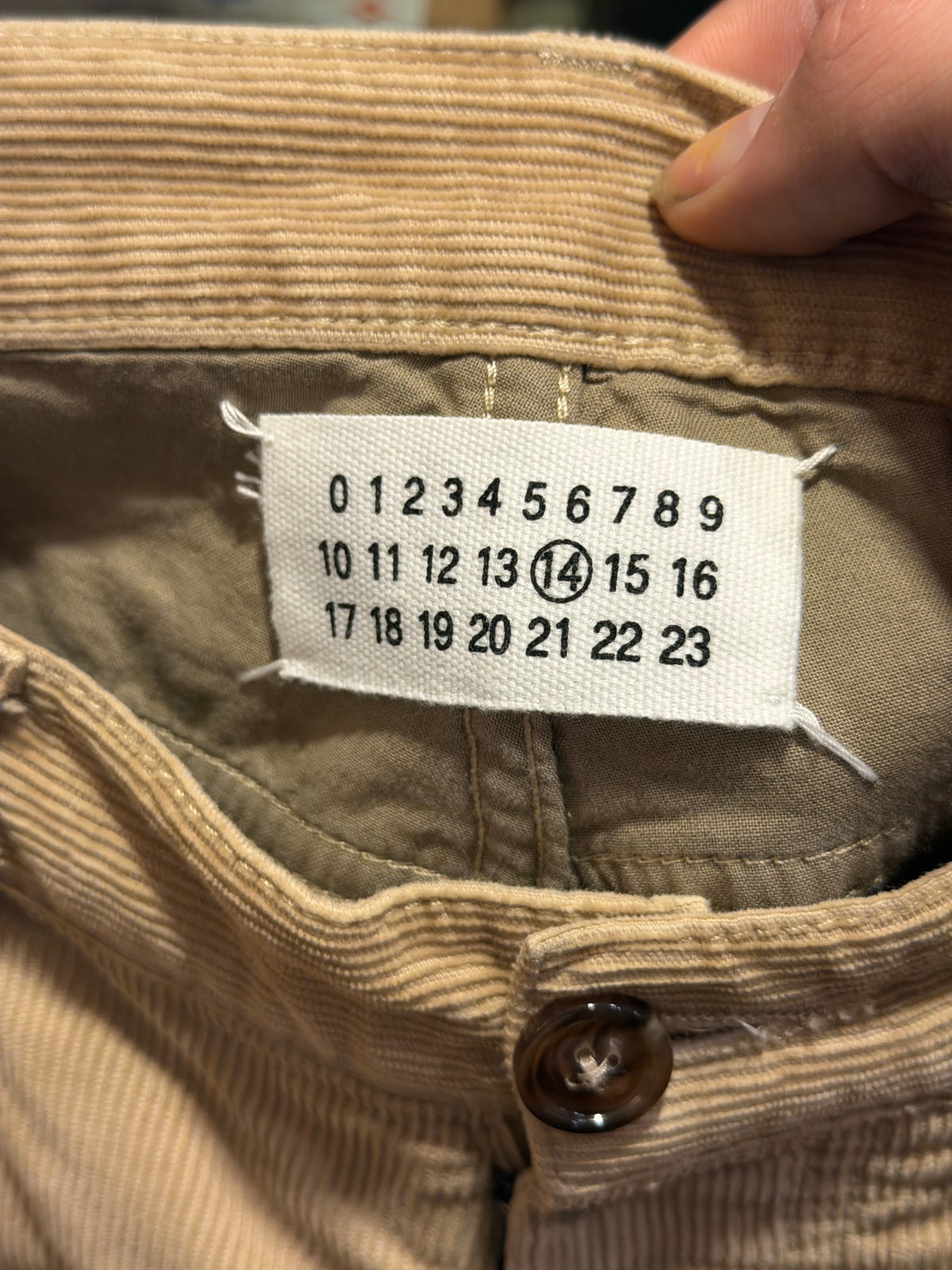 Maison Margiela Corduroy Pants - Beige