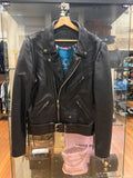 Chrome Hearts Hermes Silk Lined ‘ JJ Dean’ Leather Moto Jacket