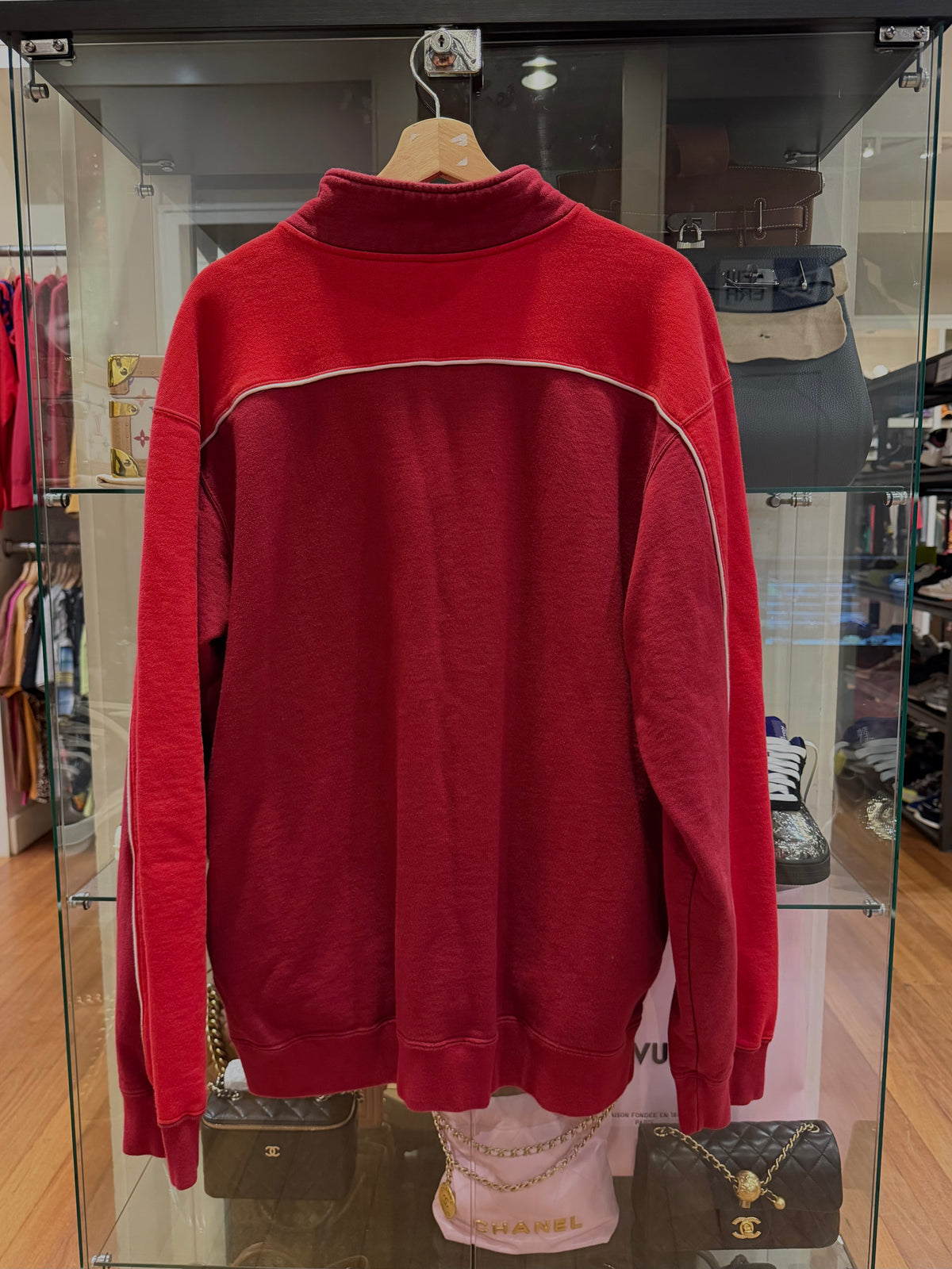 Supreme Speedway Half Zip
Sweatshirt - Red