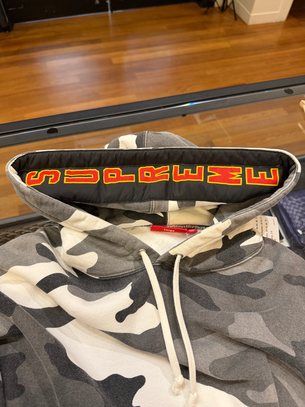 Supreme Woven Patches Hoodie - Snow Camo