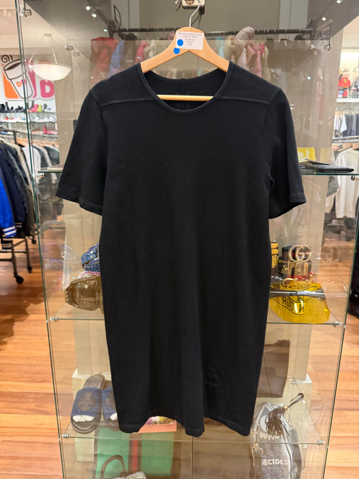 Rick Owen’s DRKSHDW Knit Level Tee - Black