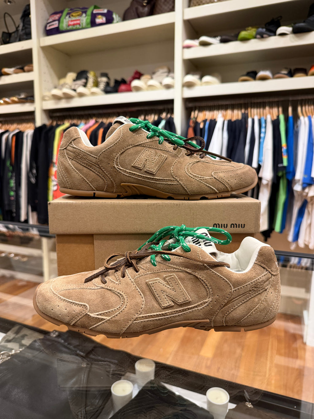New Balance x Miu Miu 530 SL Suede - Ecura
