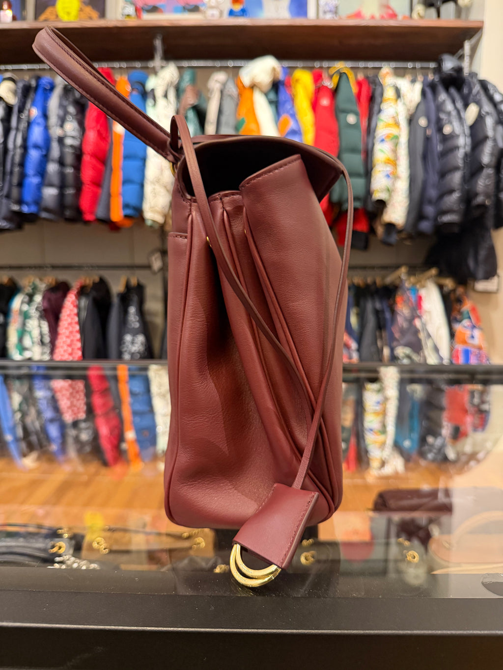 Balenciaga Rodeo Handbag - Burgundy