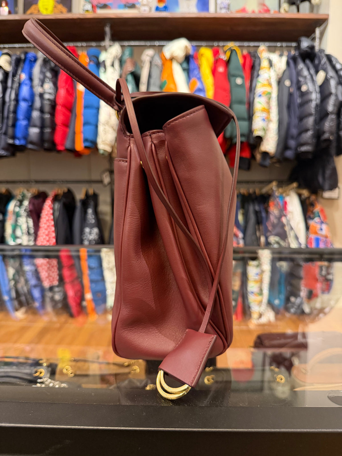 Balenciaga Rodeo Handbag - Burgundy