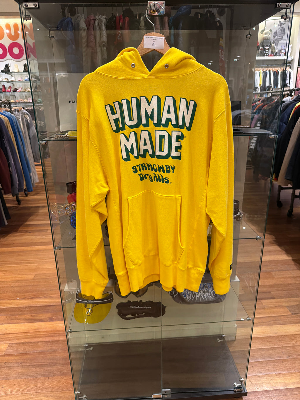 Human Made Graphic Hoodie-Yellow