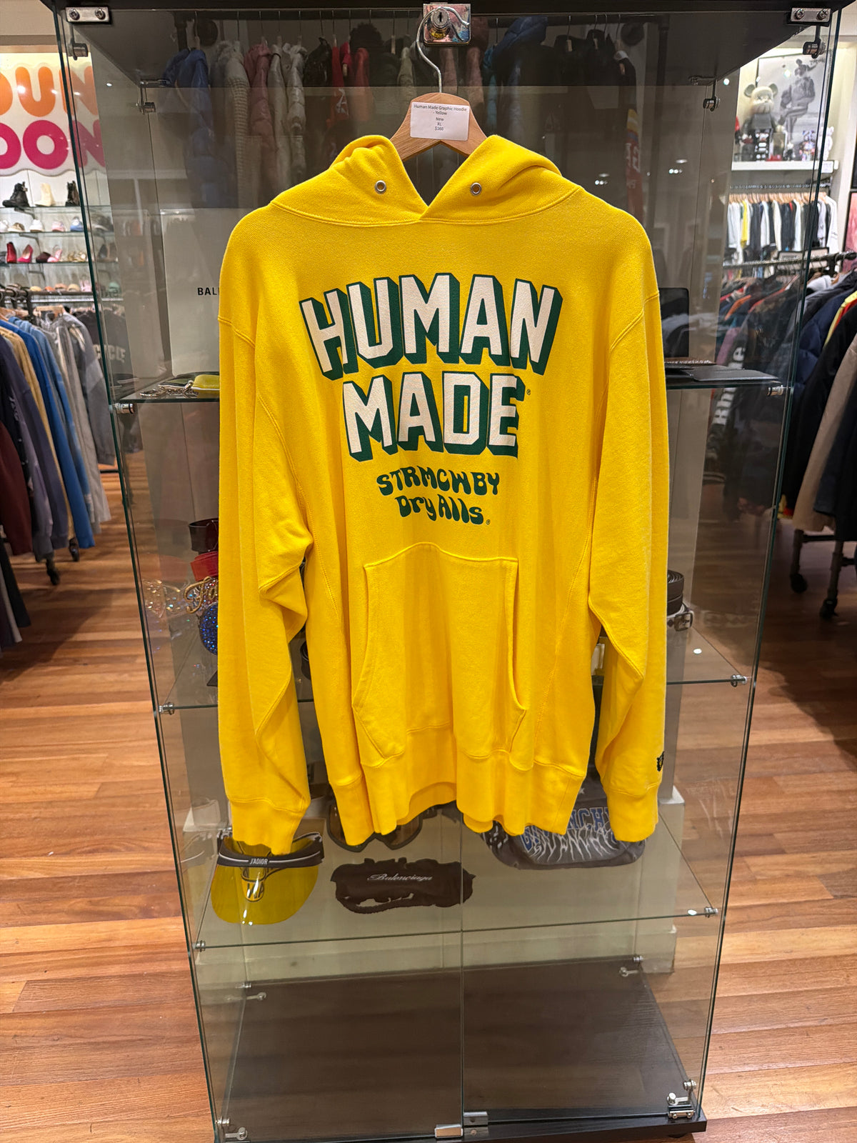 Human Made Graphic Hoodie-Yellow