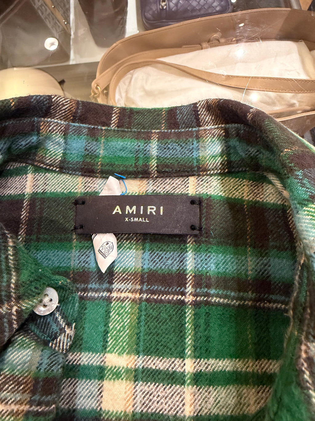 Amiri x The Great City
Workshop Distressed Flannel
- Green