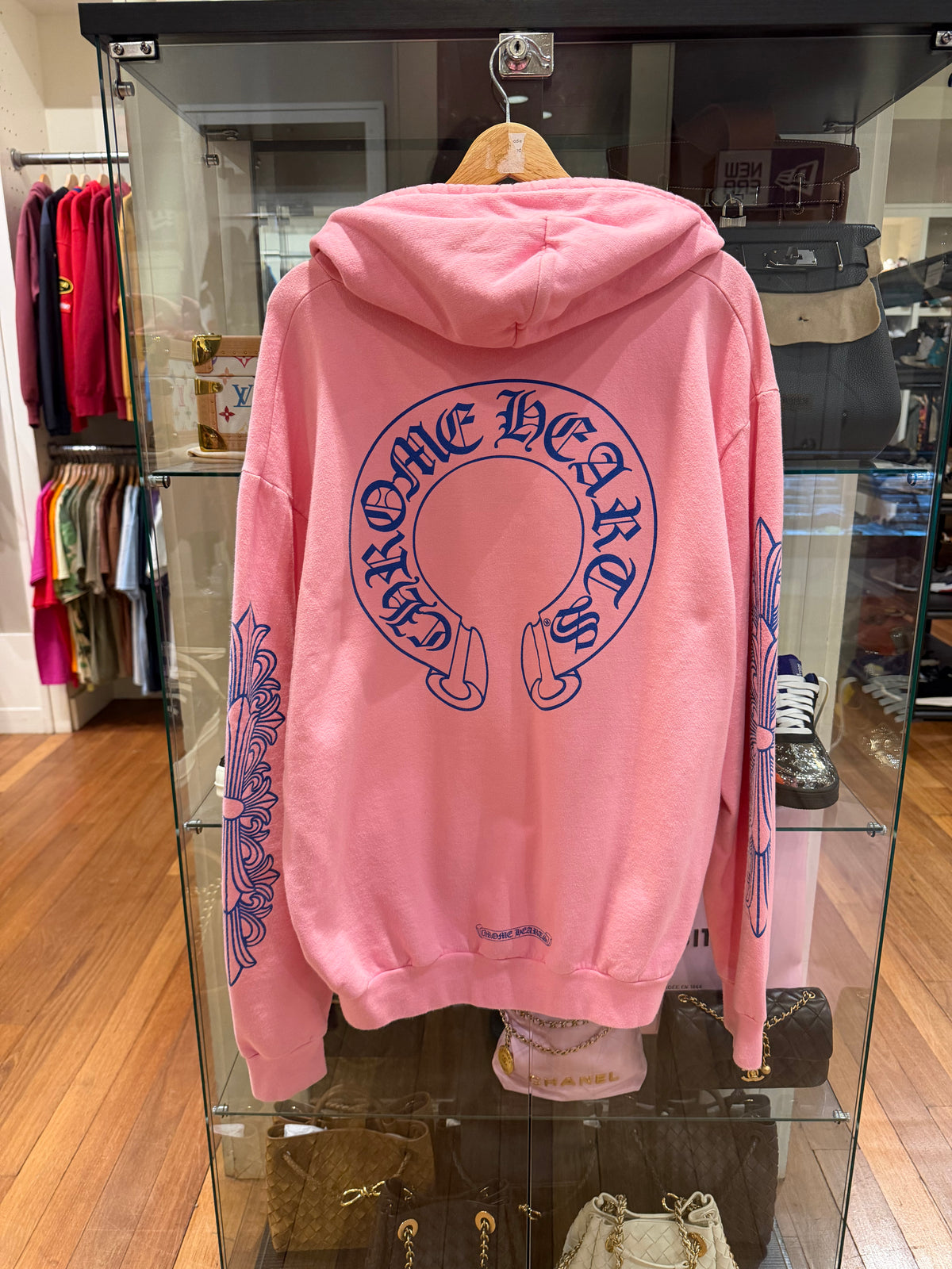 Chrome Hearts Horseshoe Hoodie - Pink