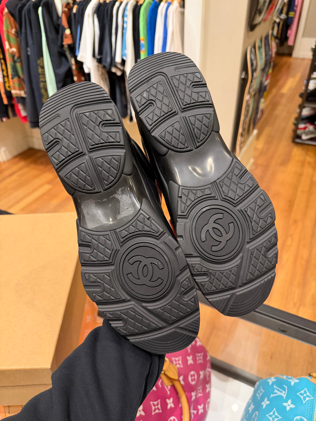 Chanel Trainer Sneakers - Black