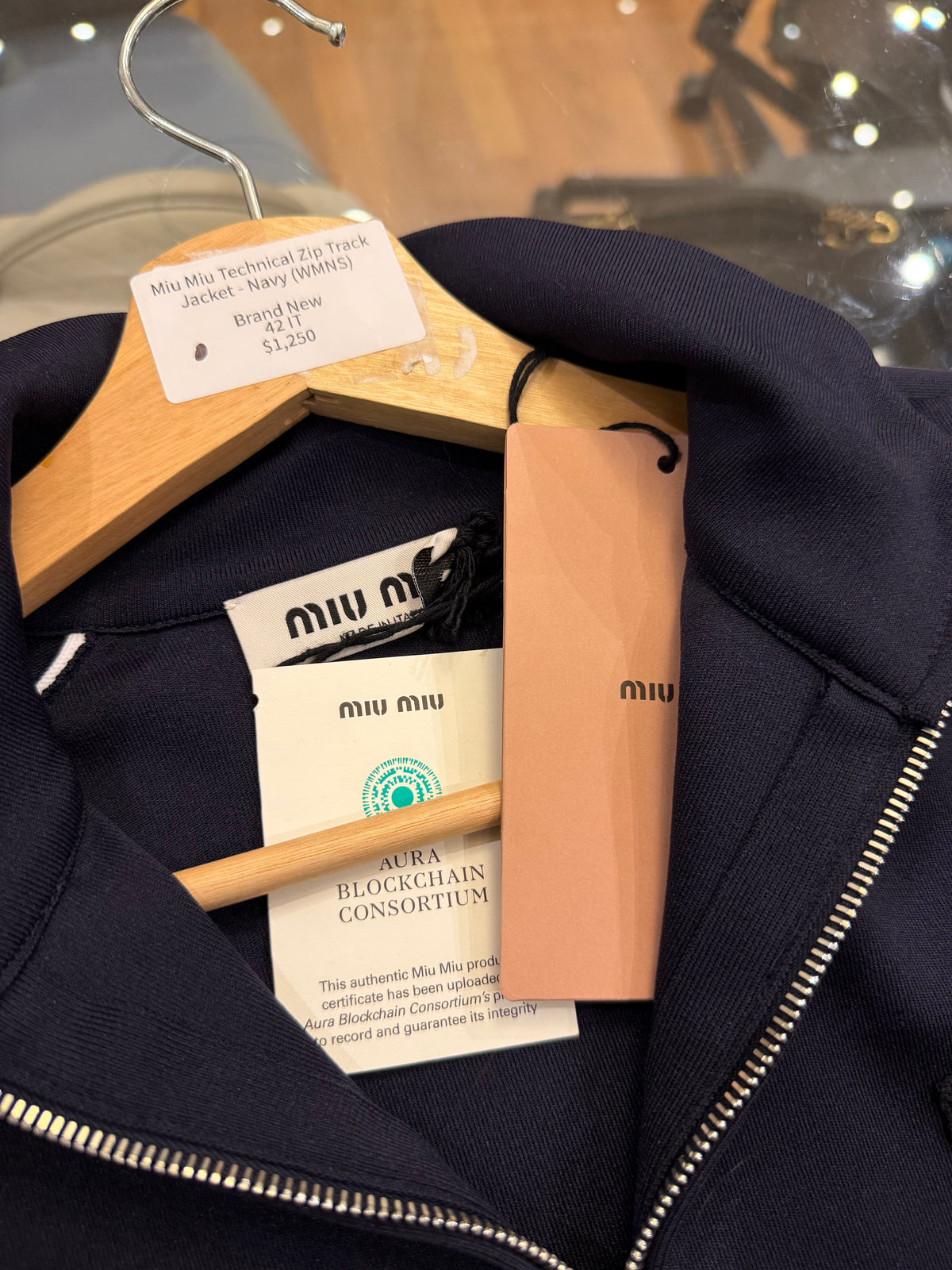 Miu Miu Technical Zip Track
Jacket - Navy (WMNS)