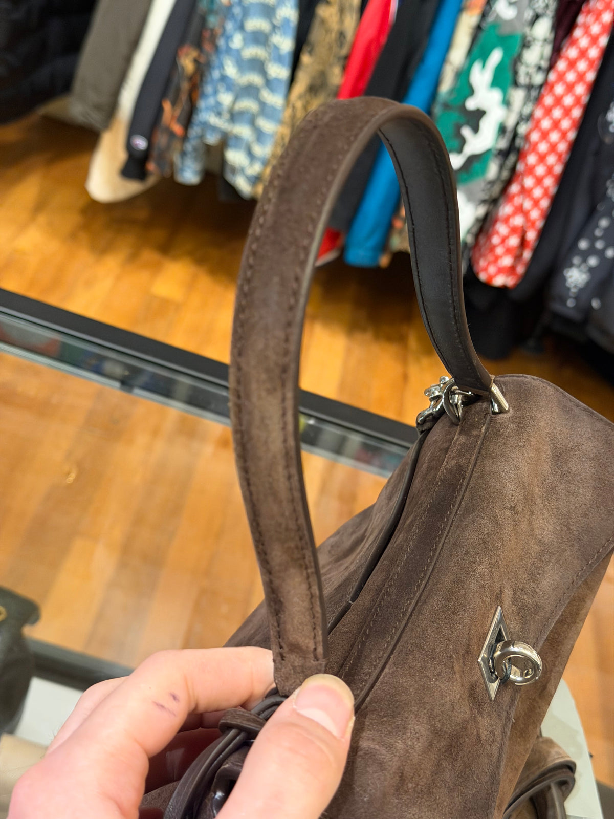 Balenciaga Small Top Handle Rodeo Bag - Light Espresso