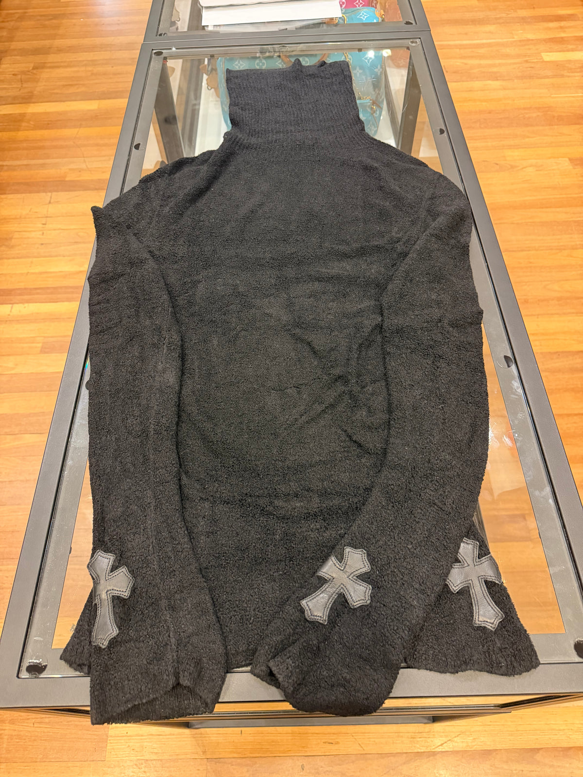 Chrome Hearts Cross Patch Turtleneck Sweater