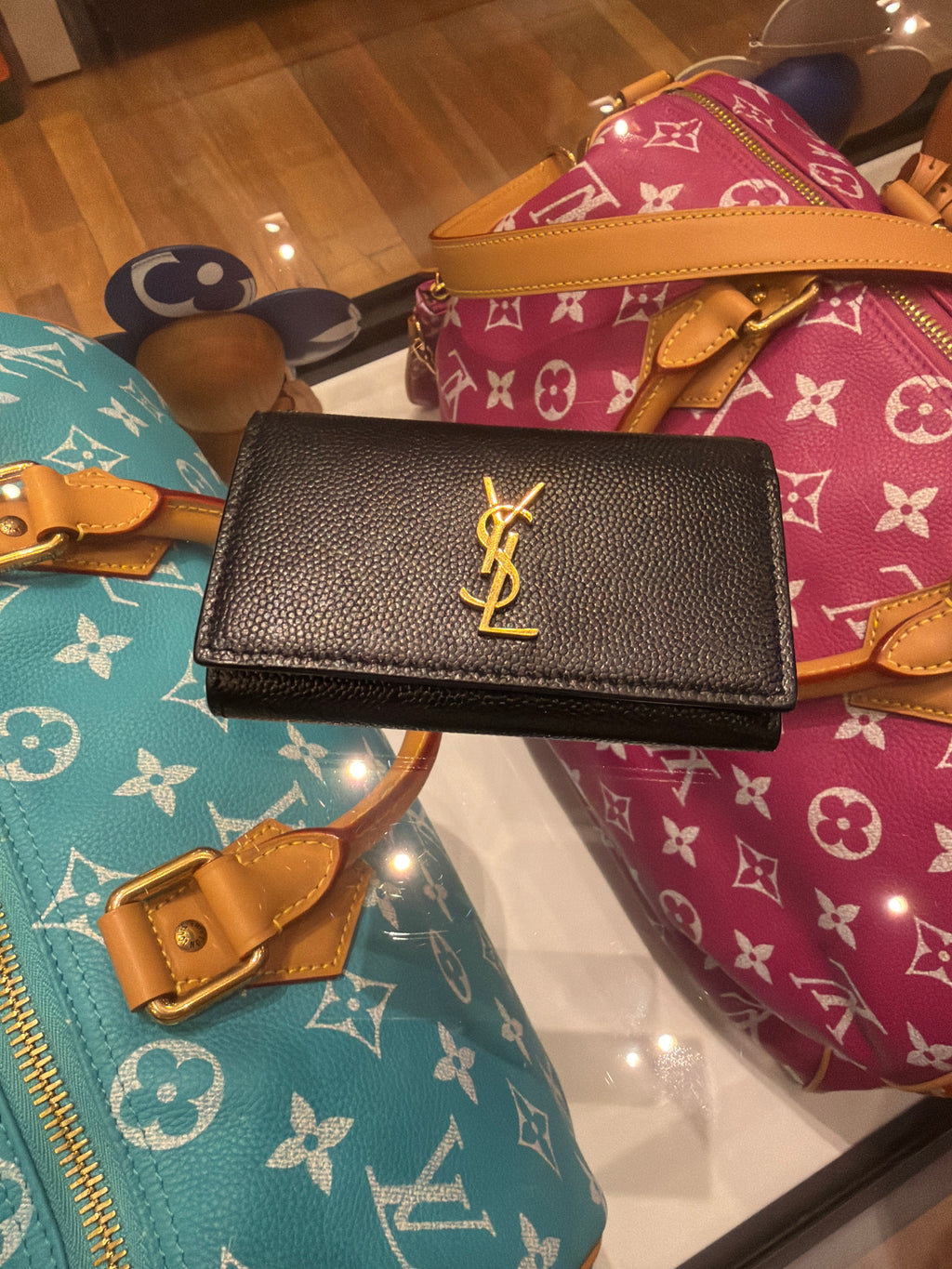YSL Key Holder - Black