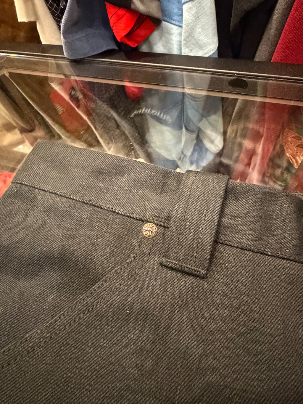 Chrome Hearts Street Sweeper Denim Jeans - Black