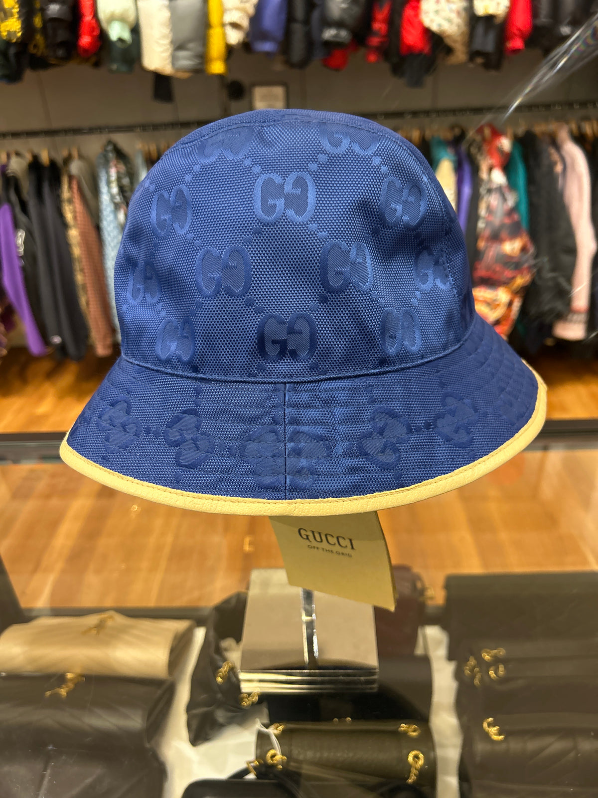 Gucci GG Monogram Bucket Hat - Blue