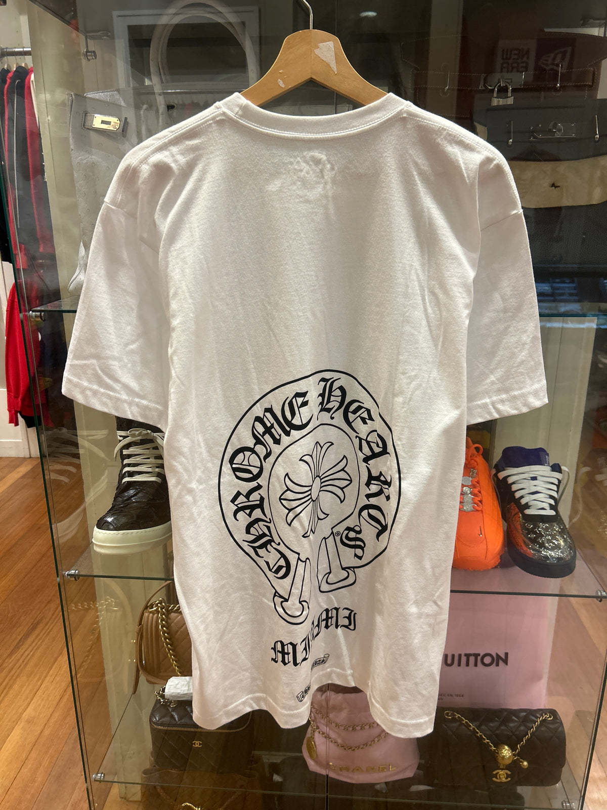 Chrome Hearts Miami Horseshoe Pocket Tee - White