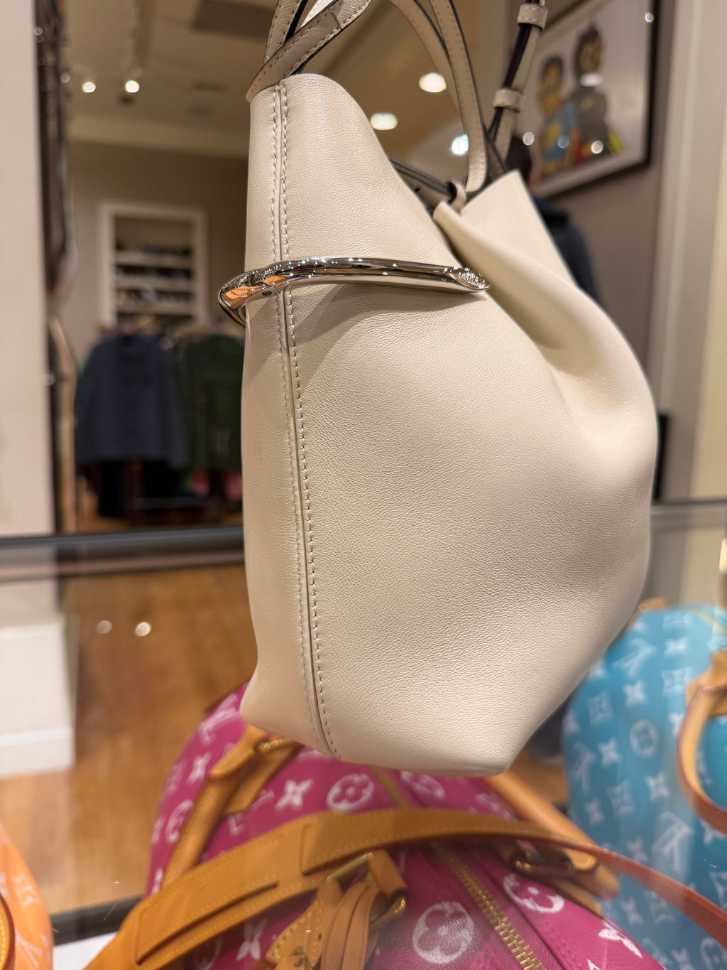 Givenchy Pinch Me Shoulder Bag Cream