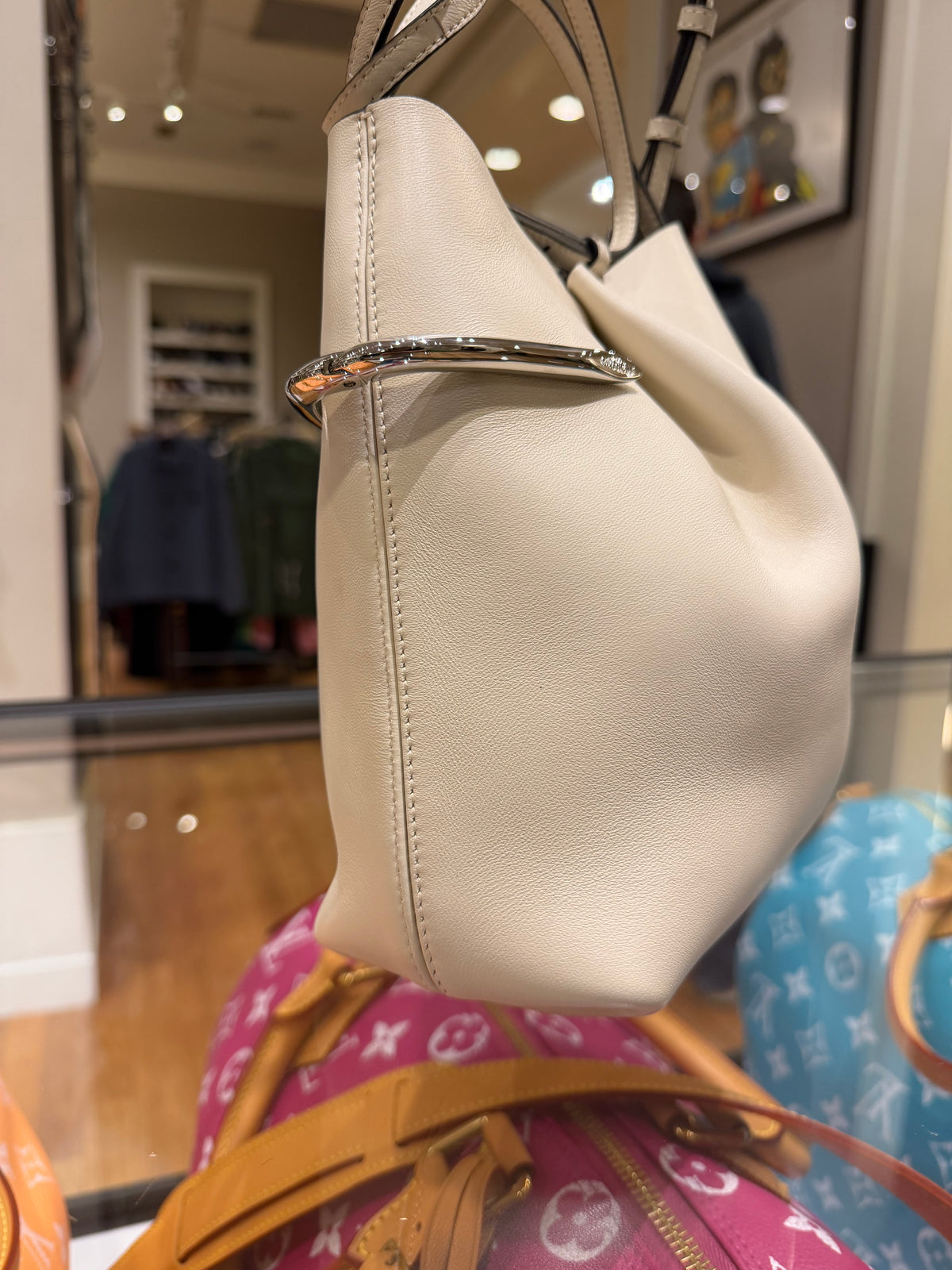 Givenchy Pinch Me Shoulder Bag Cream