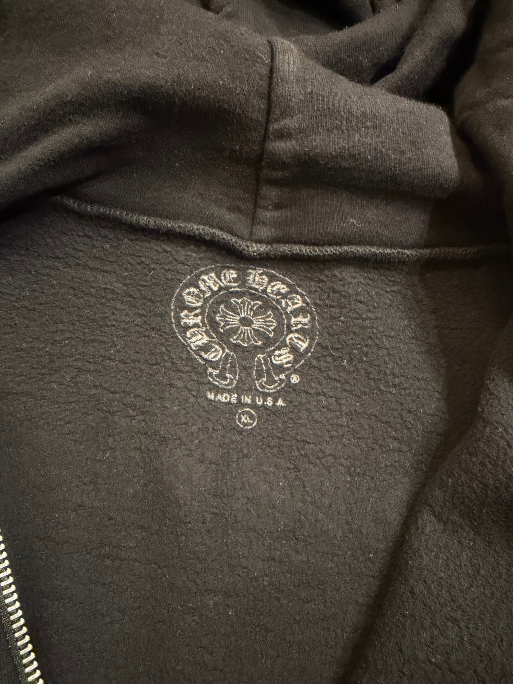 Chrome Hearts Scroll Logo Zip Up