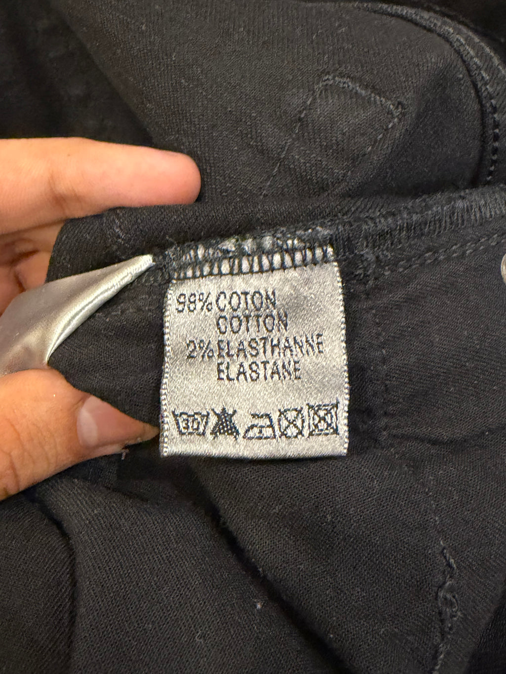 Dior Homme AW10 Black Painter Denim Jeans By Kris Van Assche