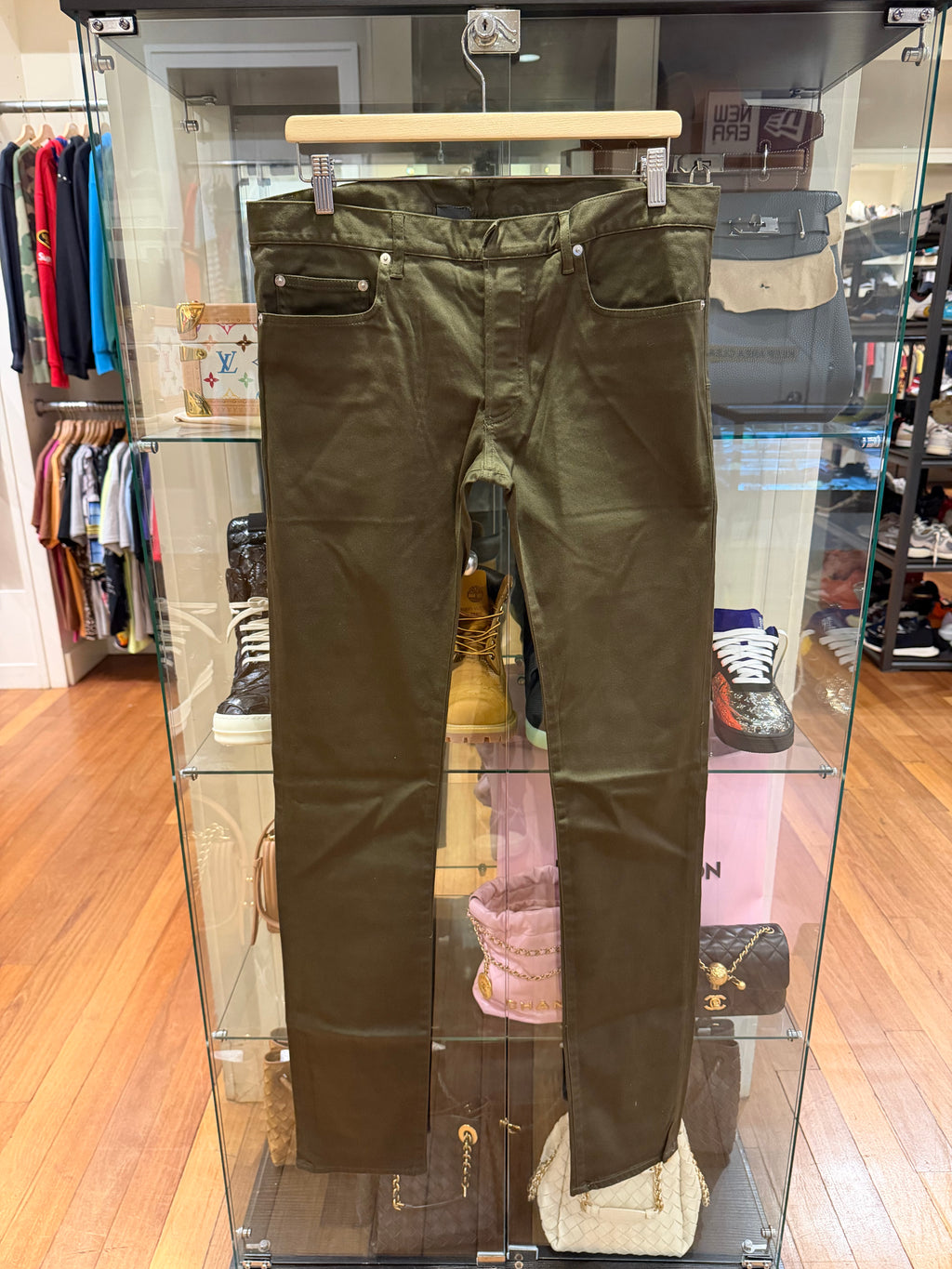 Dior Homme AW11 Stretch Skinny Pants - Olive