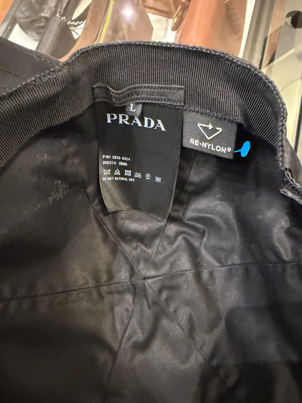 Prada Re Nylon Hat