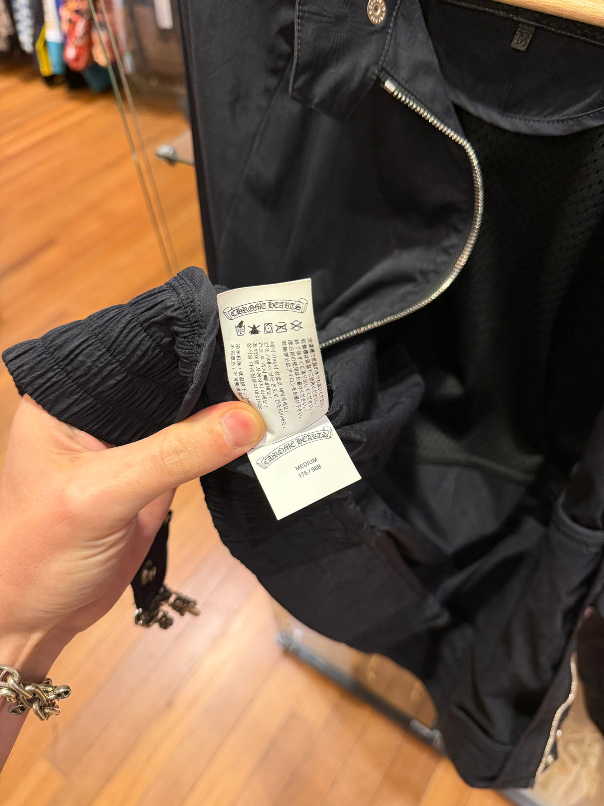 Chrome Hearts Match Point Monogram Print Windbreaker Jacket