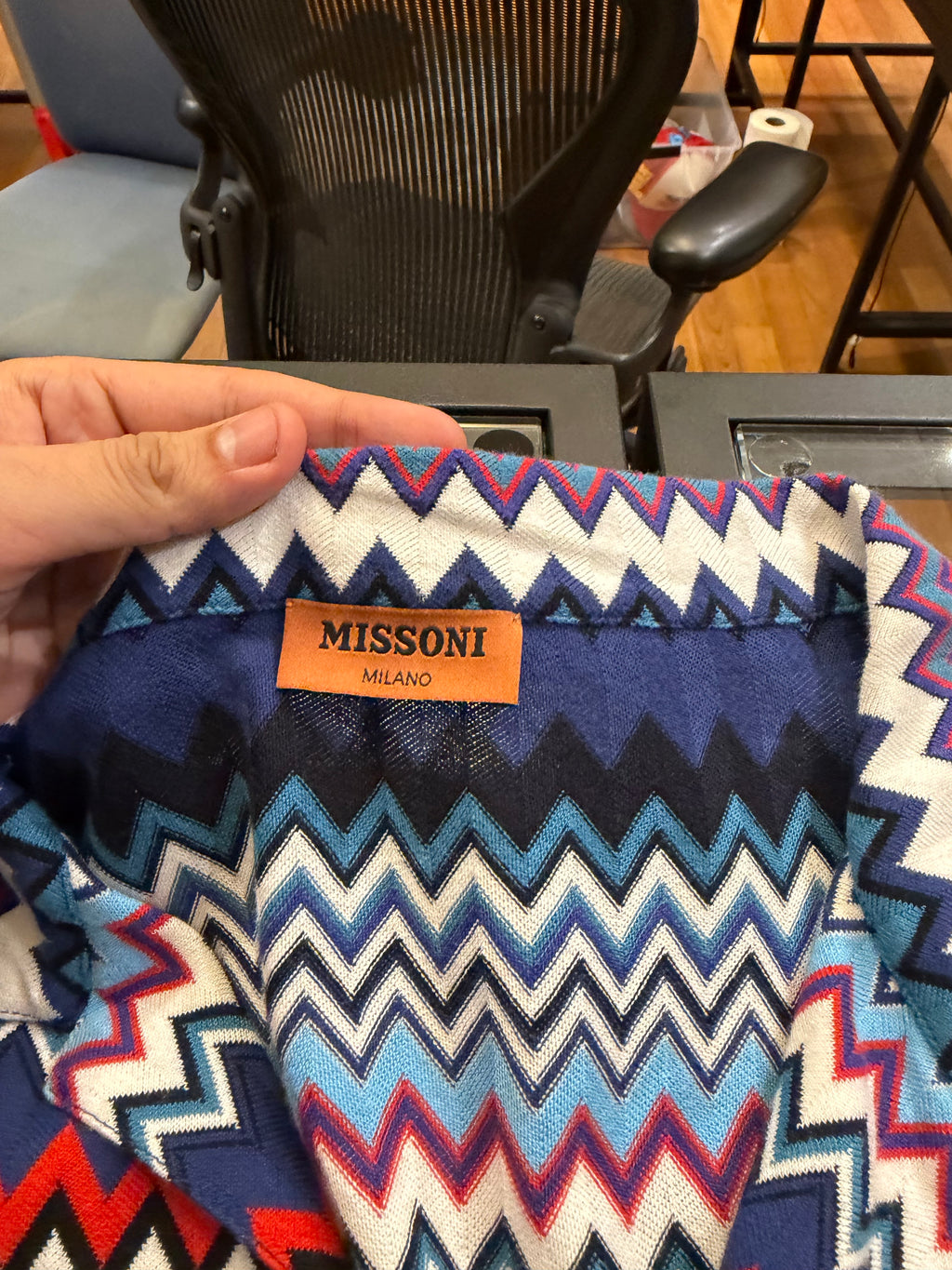 Missoni Zig Zag Cotton Tee