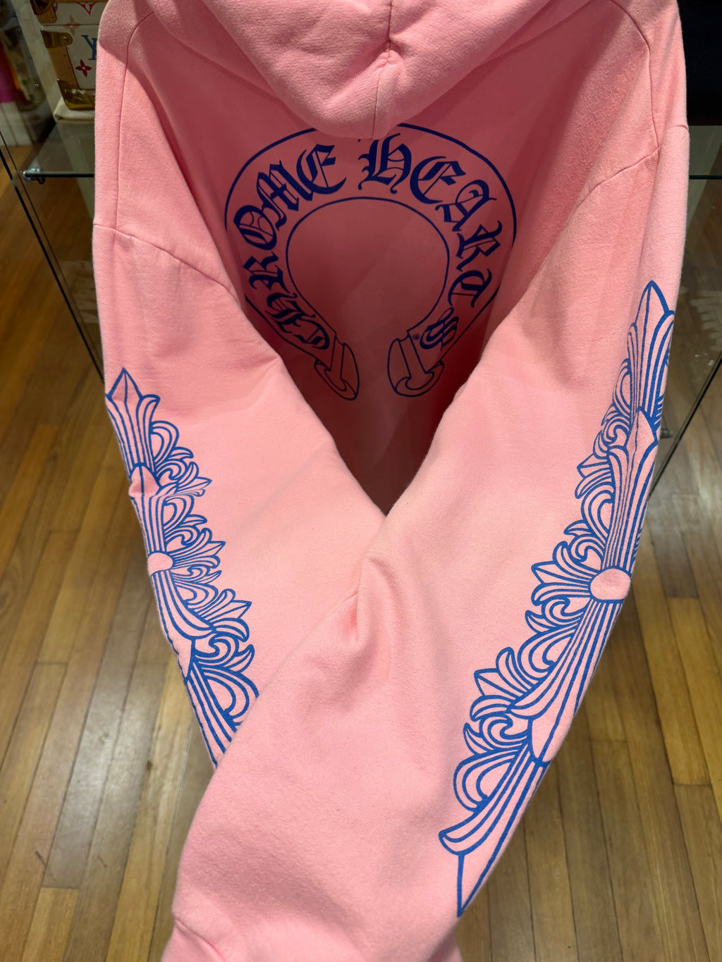 Chrome Hearts Horseshoe Hoodie - Pink