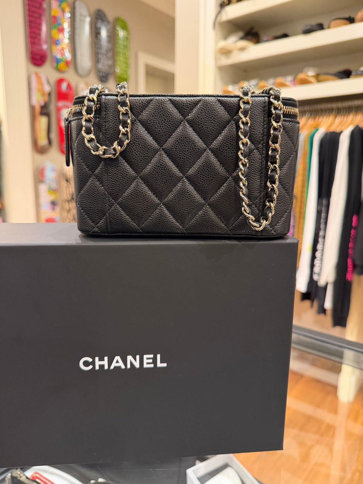 Chanel Vanity Bag on Chain