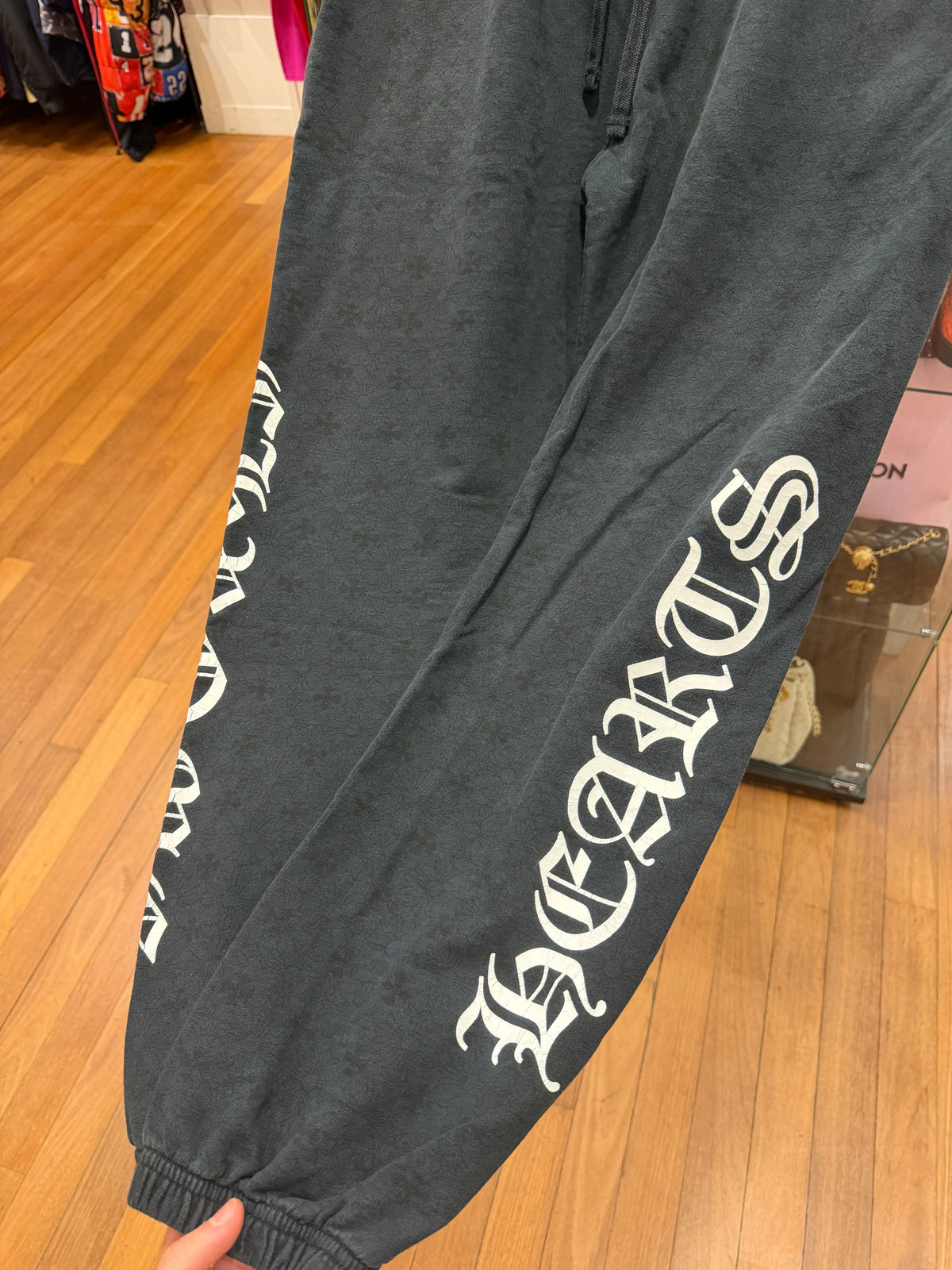 Chrome Hearts CH Plus Monogram Sweatpants - Black