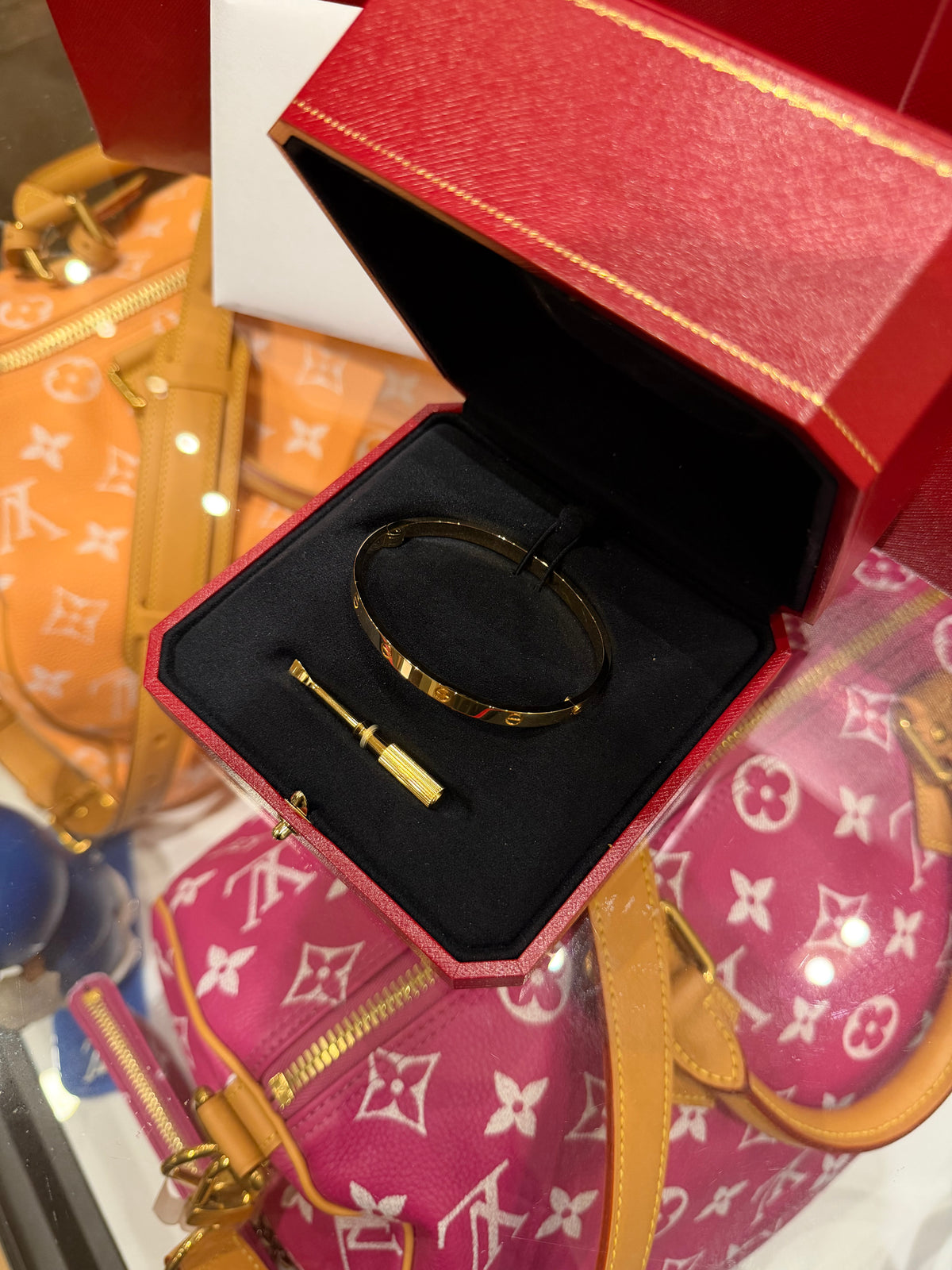 Cartier 18k Yellow Gold Medium Love Bracelet - Size 19