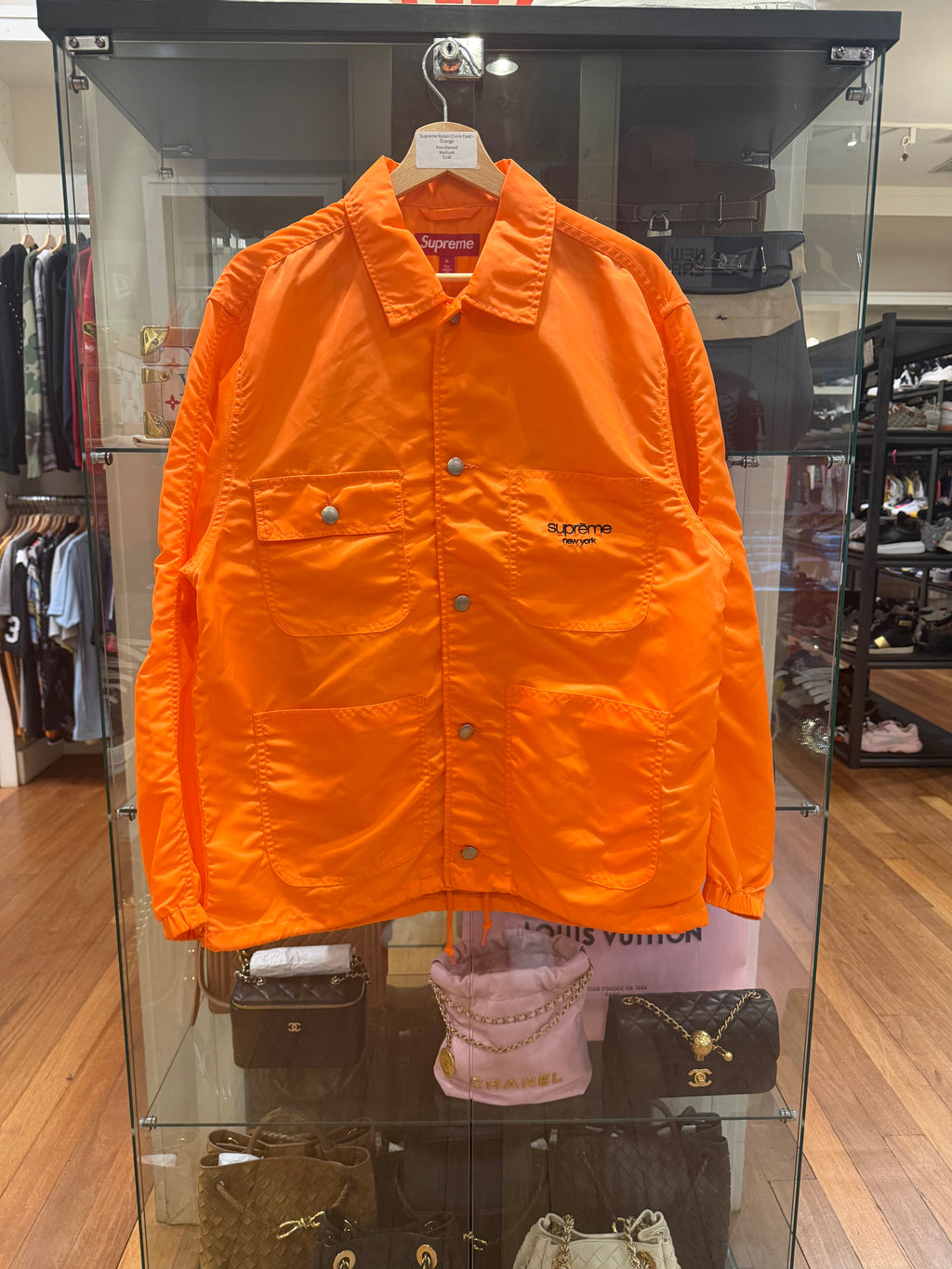 Supreme Nylon Chore Coat -
Orange
