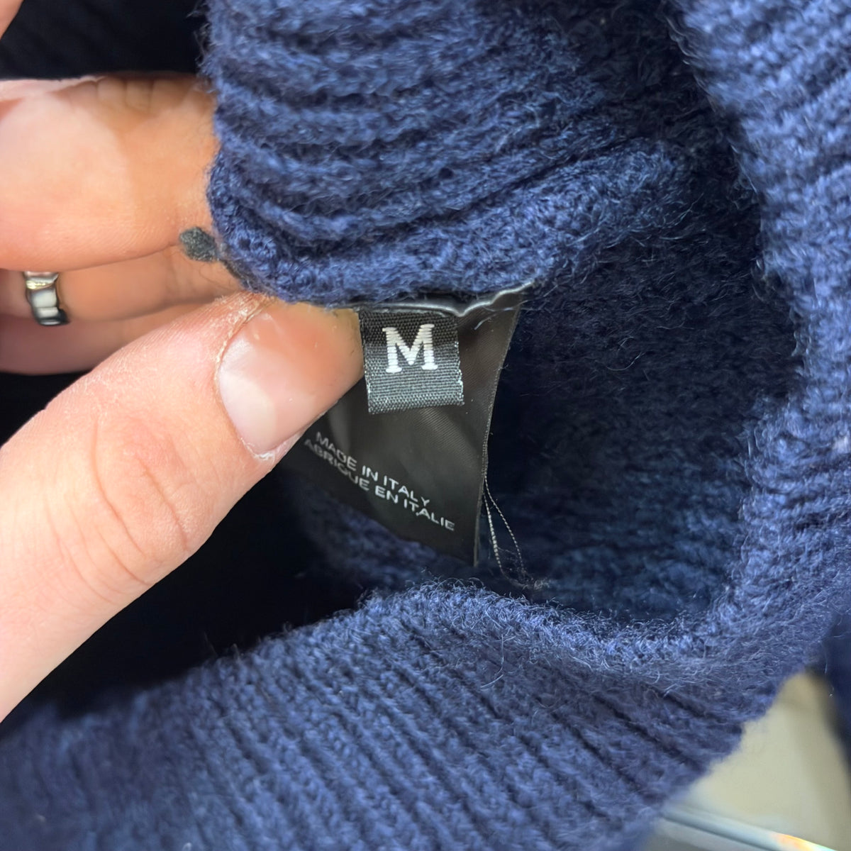 Vetements Knit Hole Sweater