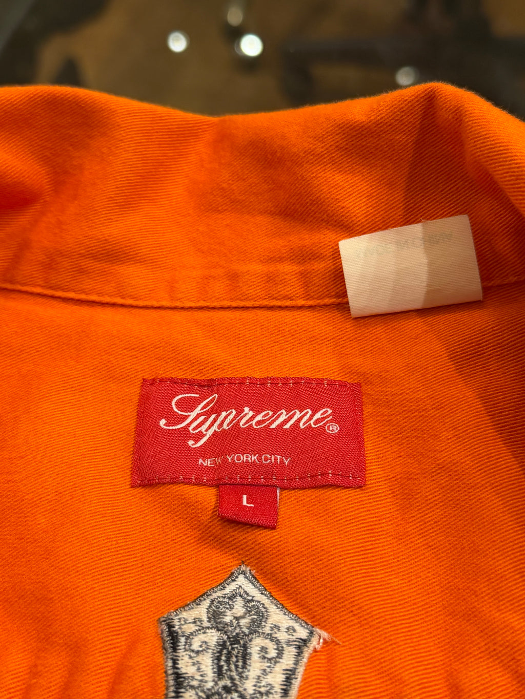 Supreme Mary Work Shirt -
Orange