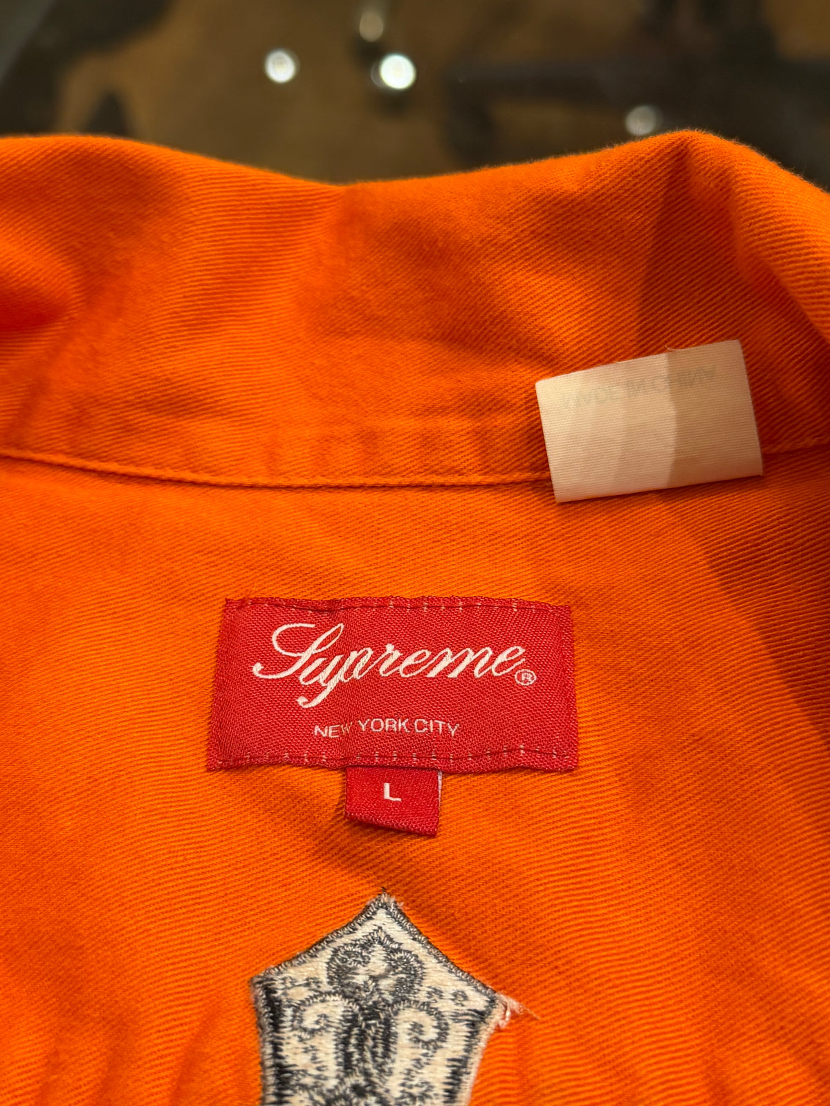 Supreme Mary Work Shirt -
Orange