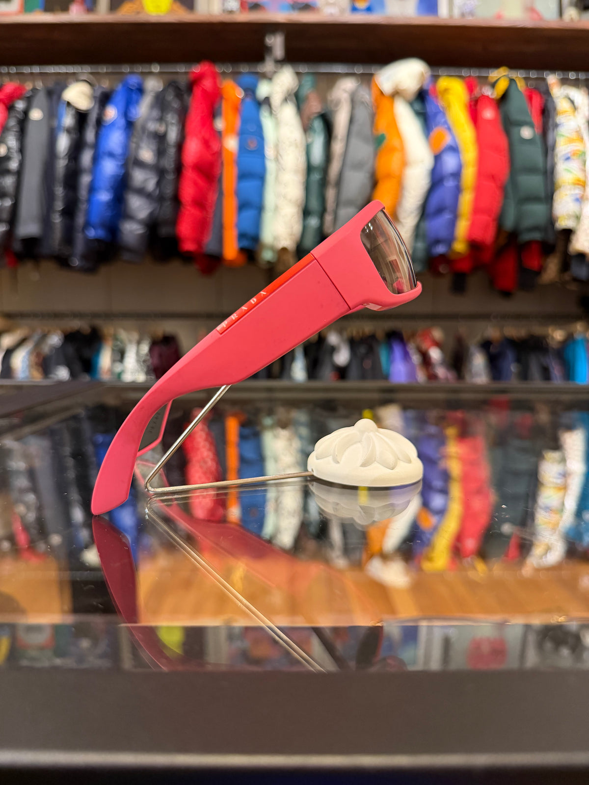 Prada Rose Square Sunglasses - Pink