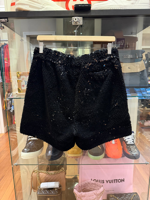 4SDESIGNS Sequin Shorts - Black