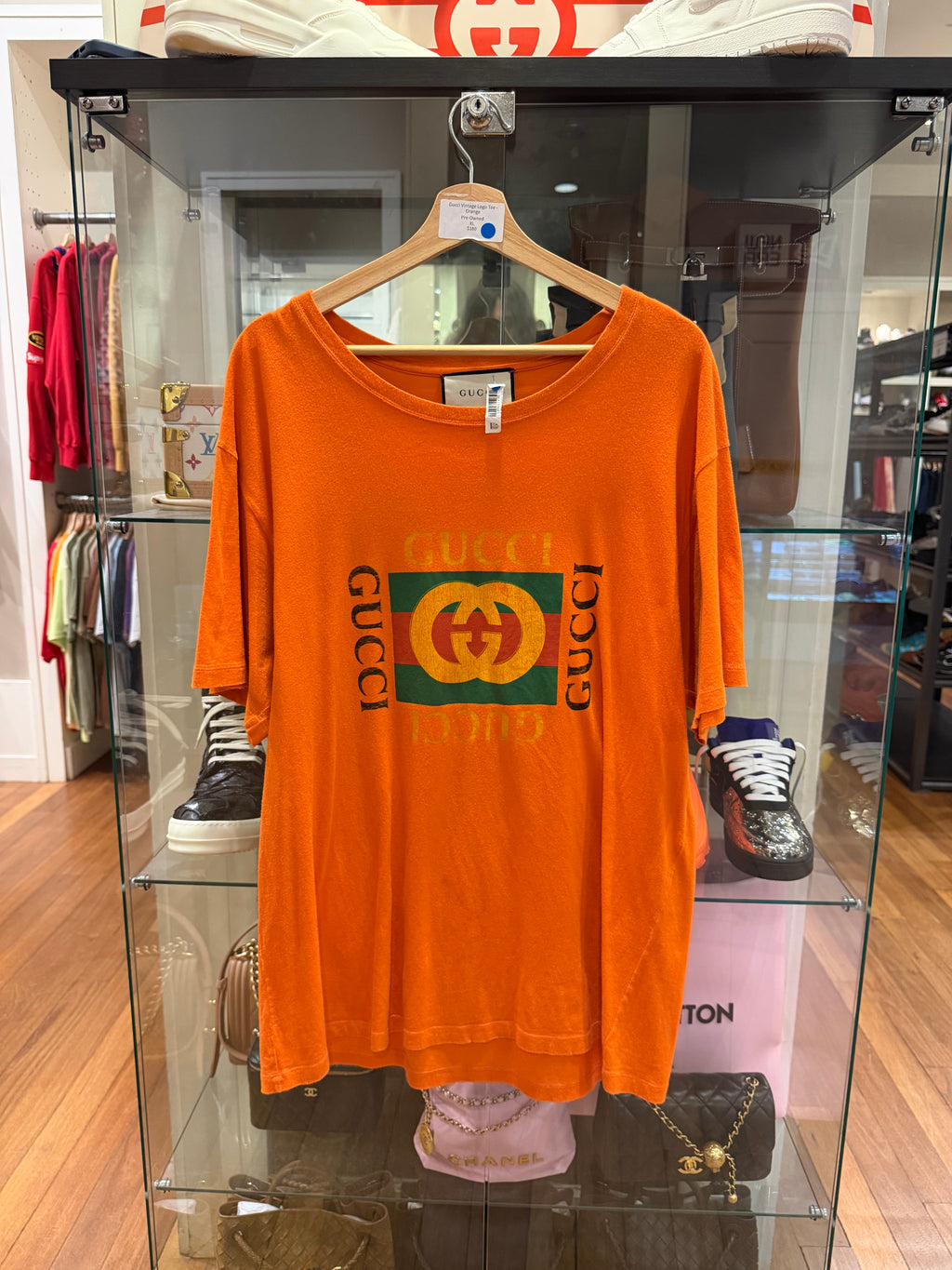 Gucci Vintage Logo Tee - Orange
