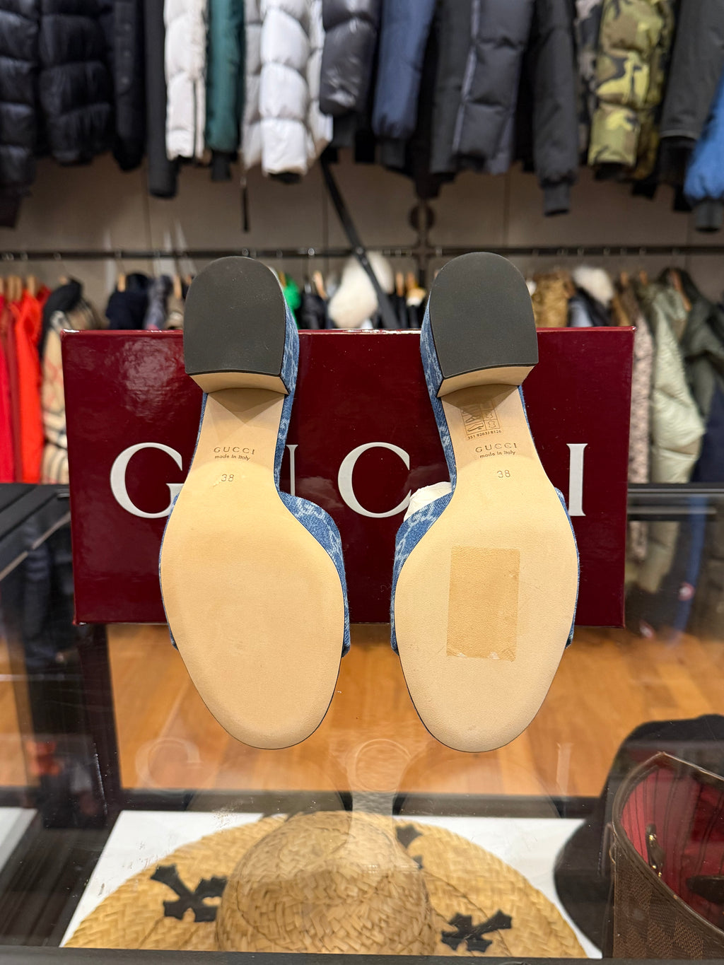Gucci Women’s Slide Sandal With Horsebit - Blue